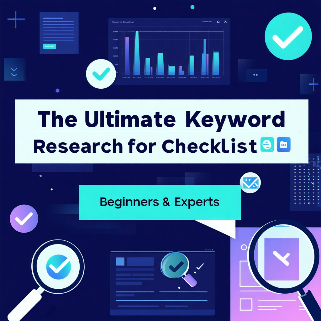 keyword Research checklist for BEginner and Expert.